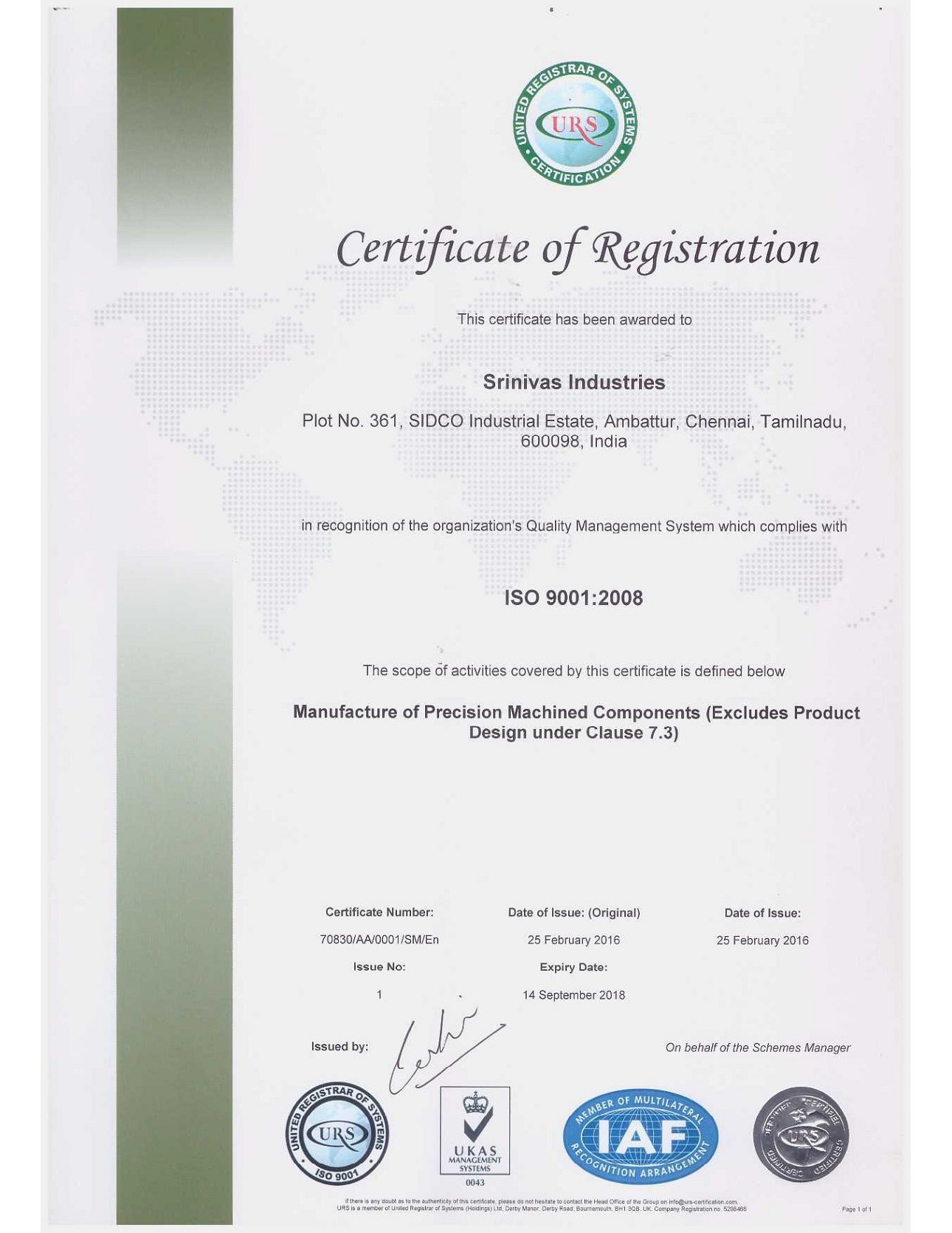 Ts16949:2009