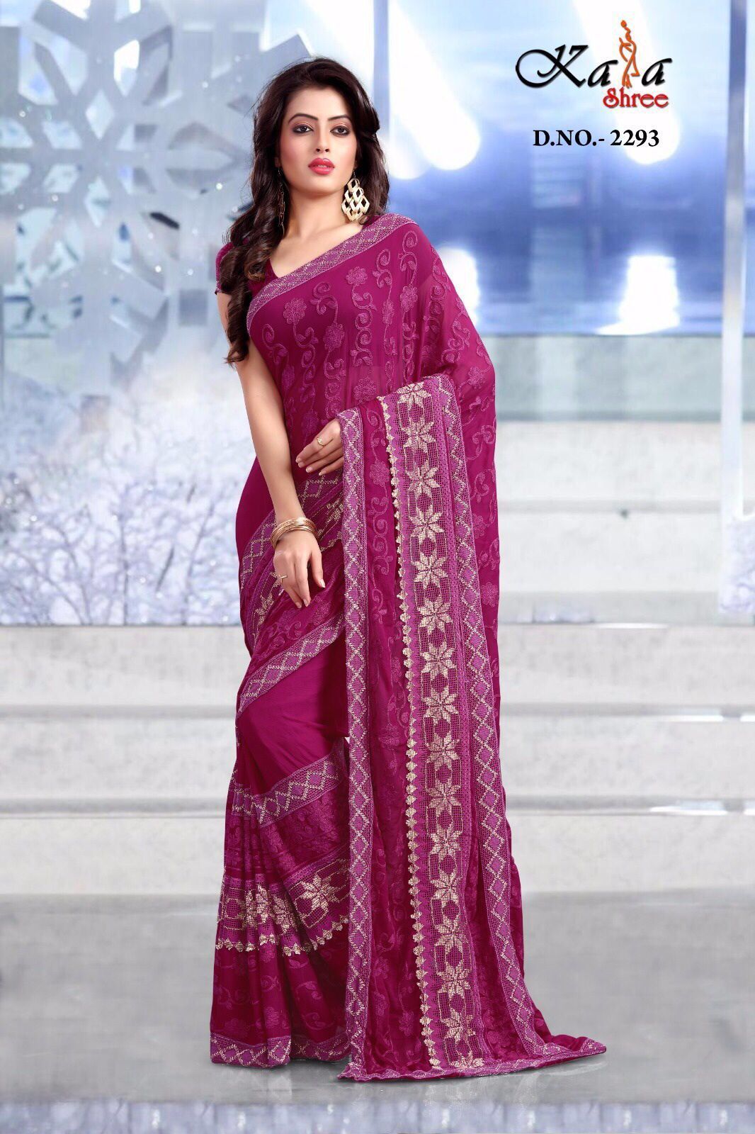 Designer Printed Saree