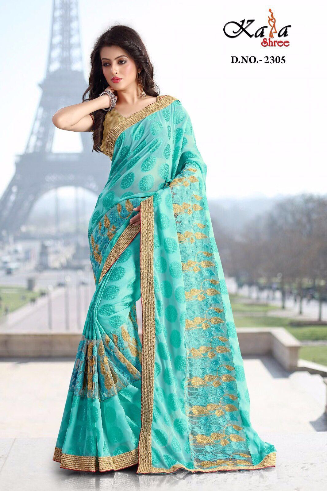Designer Embroidery Saree