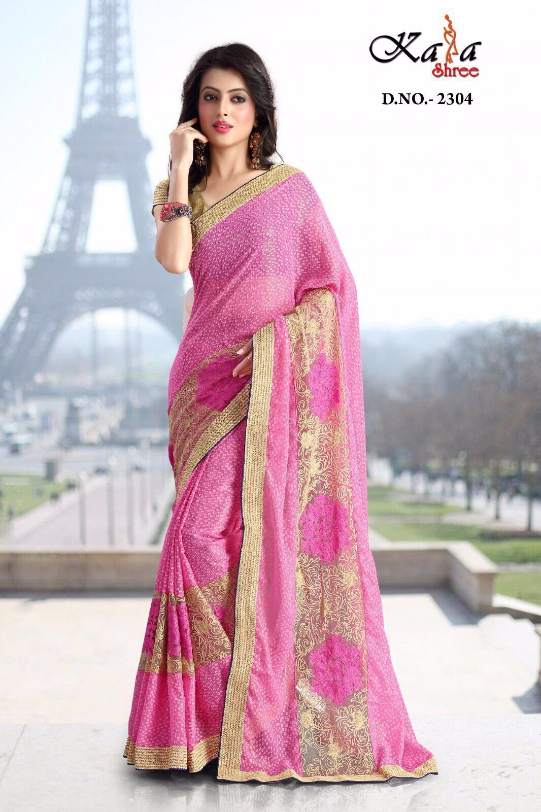 Designer Embroidery Saree