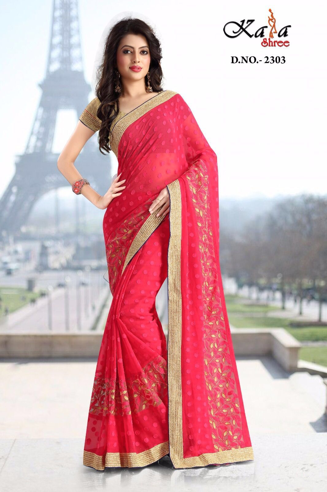 Designer Embroidery Saree
