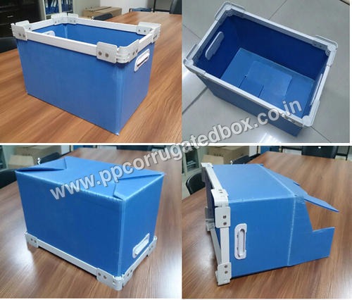 Multi Color Pp Corrugated Box - Color: Blue