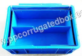 Pp Corrugated Boxes - Color: Blue