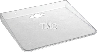Set Top Box Stand - Marble, Smoke, Ivory & Clear | 10'' X 12'' Rectangular Design, 2-Piece Set