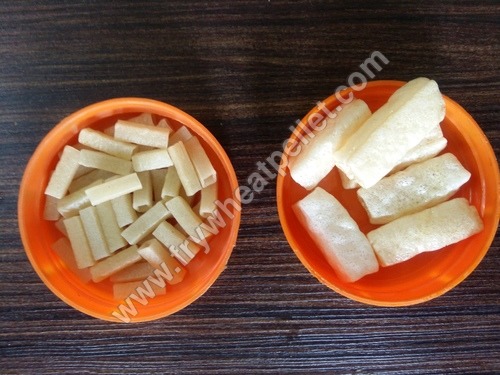 Tasty And Crispy Square Shaped Fryums 