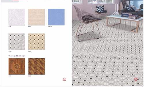 Blue Floor Tiles 