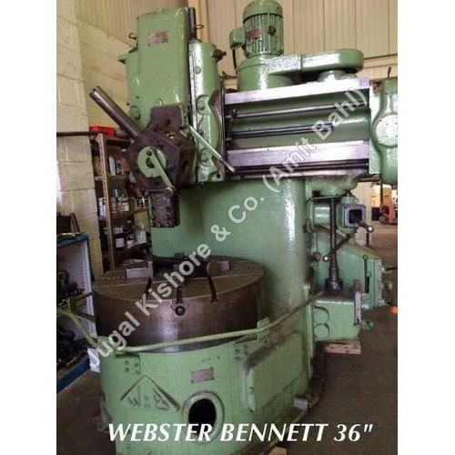 Vertical Lathe Webster Bennett Dh 36 Inch