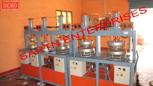 areka leaf plate making machine