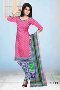 Colored Cotton Dress Material