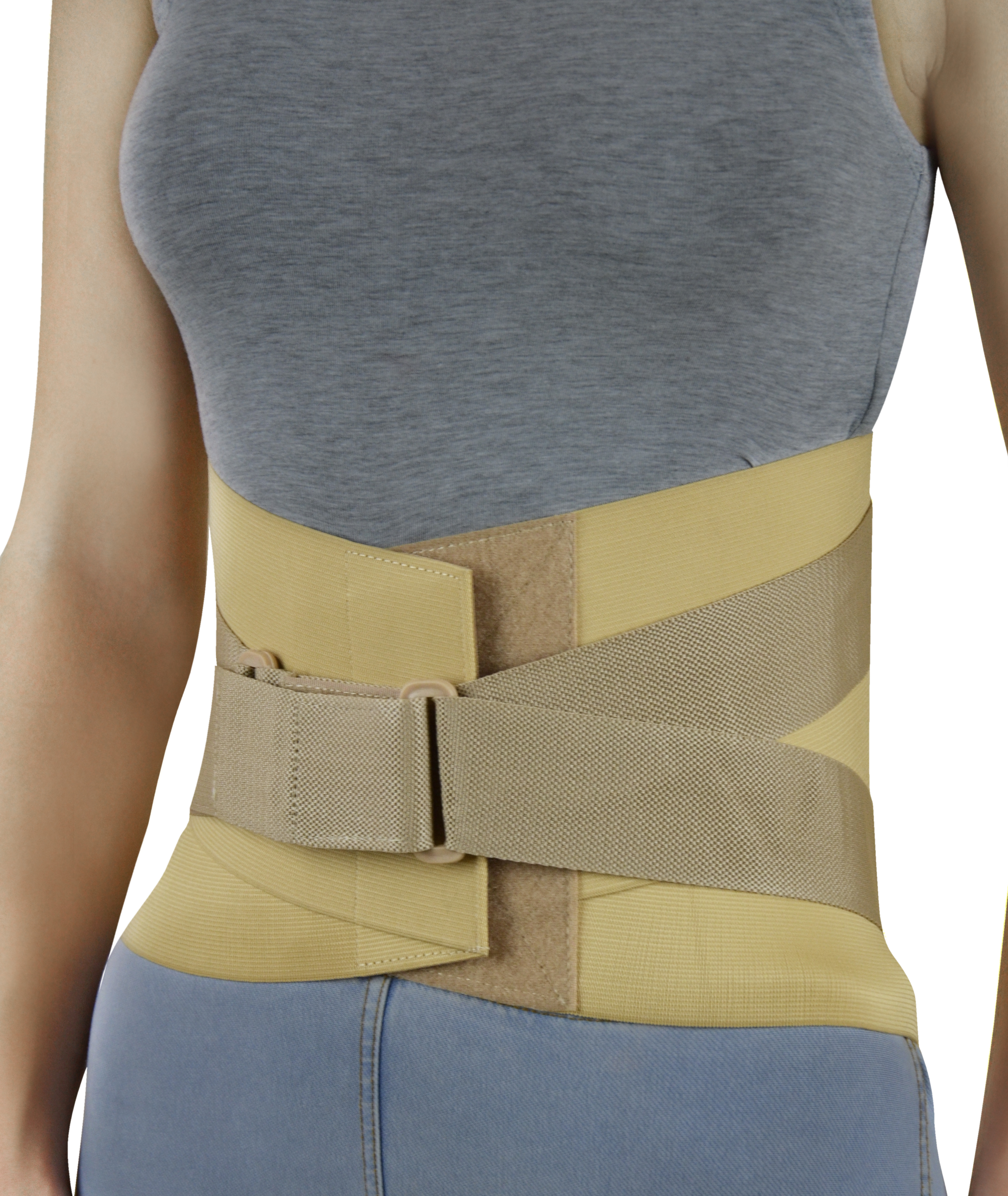 Ls Belt - Soft Texture, Medium Size, Brown | High Cushioning, Tear Resistance, Portable Support For Lumbar Pain Relief