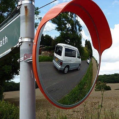 Impact Resistant Weather Proof Easy To Mount Bright Reflection Convex Mirror