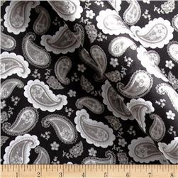 Printed Taffeta Lining Material - 24-39 Meters Length, 1524-2286 mm Width, Black Color | Skin-Friendly, Colorfastness, Exotic Design, Perfect Texture