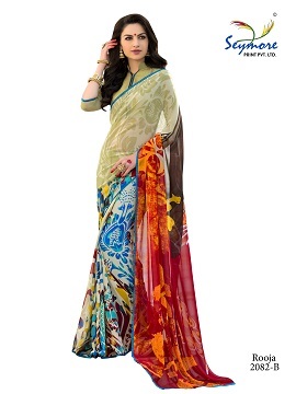 Brocade Fabulous Printed Saree