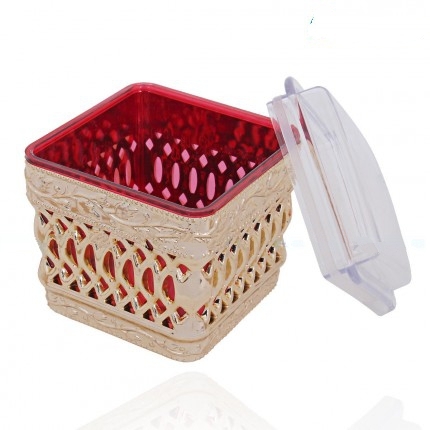 Dry Fruit Box Gold - Chrome Plated