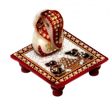 Marble Mouse Ganesh Chowki