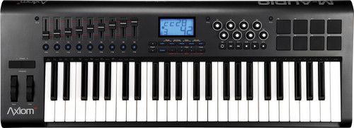 M-Audio - Axiom 49MKII एक पेशेवर MIDI कीबोर्ड है, जिसमें 49 संवेदनशील कीज़ हैं। यह आपके संगीत उत्पादन और प्रदर्शन को बेहतर बनाने के लिए डिज़ाइन किया गया है। इसमें डेडिकेटेड फ़ंक्शन बटन और एक स्पष्ट LCD प्रदर्शन शामिल है, जो उपयोगकर्ताओं को उचित नियंत्रण और आसान नेविगेशन प्रदान करता है।