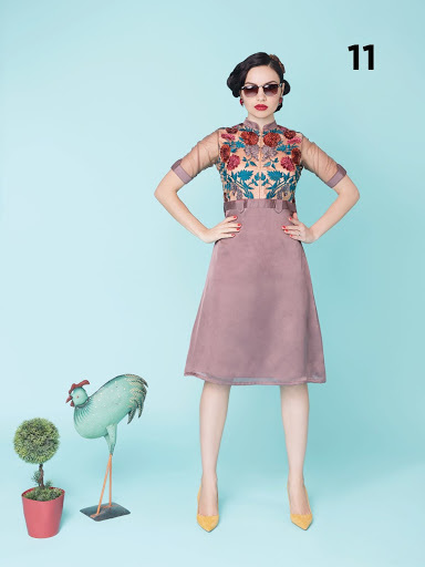 Dry Cleaning Designer Embroidery Kurti