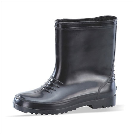 Apollo Black Gumboot - Insole Material: Pu