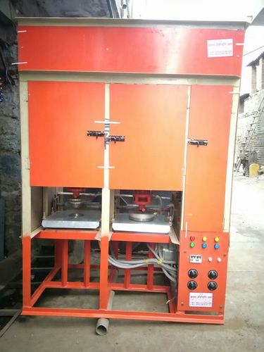 Orenge Semi Automatic Double Die Paper Dona Making Machine