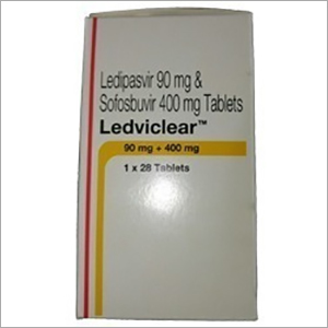 Ledviclear - Sofosbuvir 400mg & Ledipasvir 90mg | Chronic Hepatitis C Treatment Tablets, Pack of 28, Manufactured by Abbott