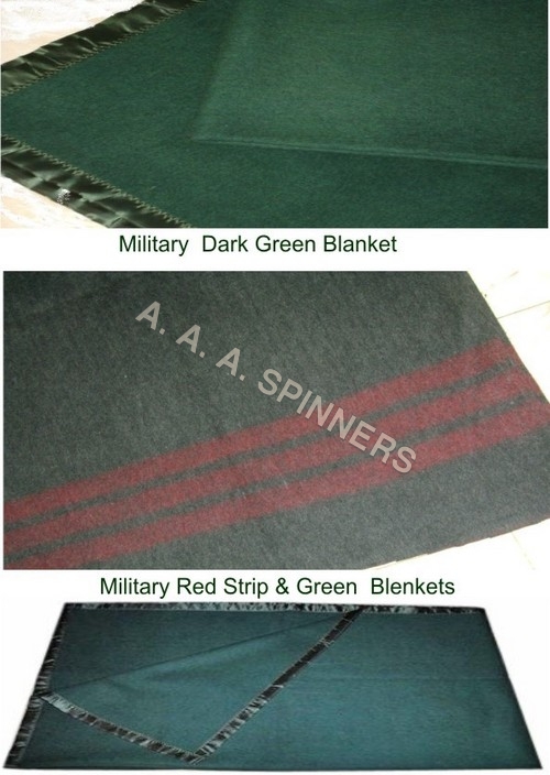 Millitary Black Blankets
