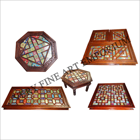 लकड़ी के हस्तशिल्प फर्नीचर