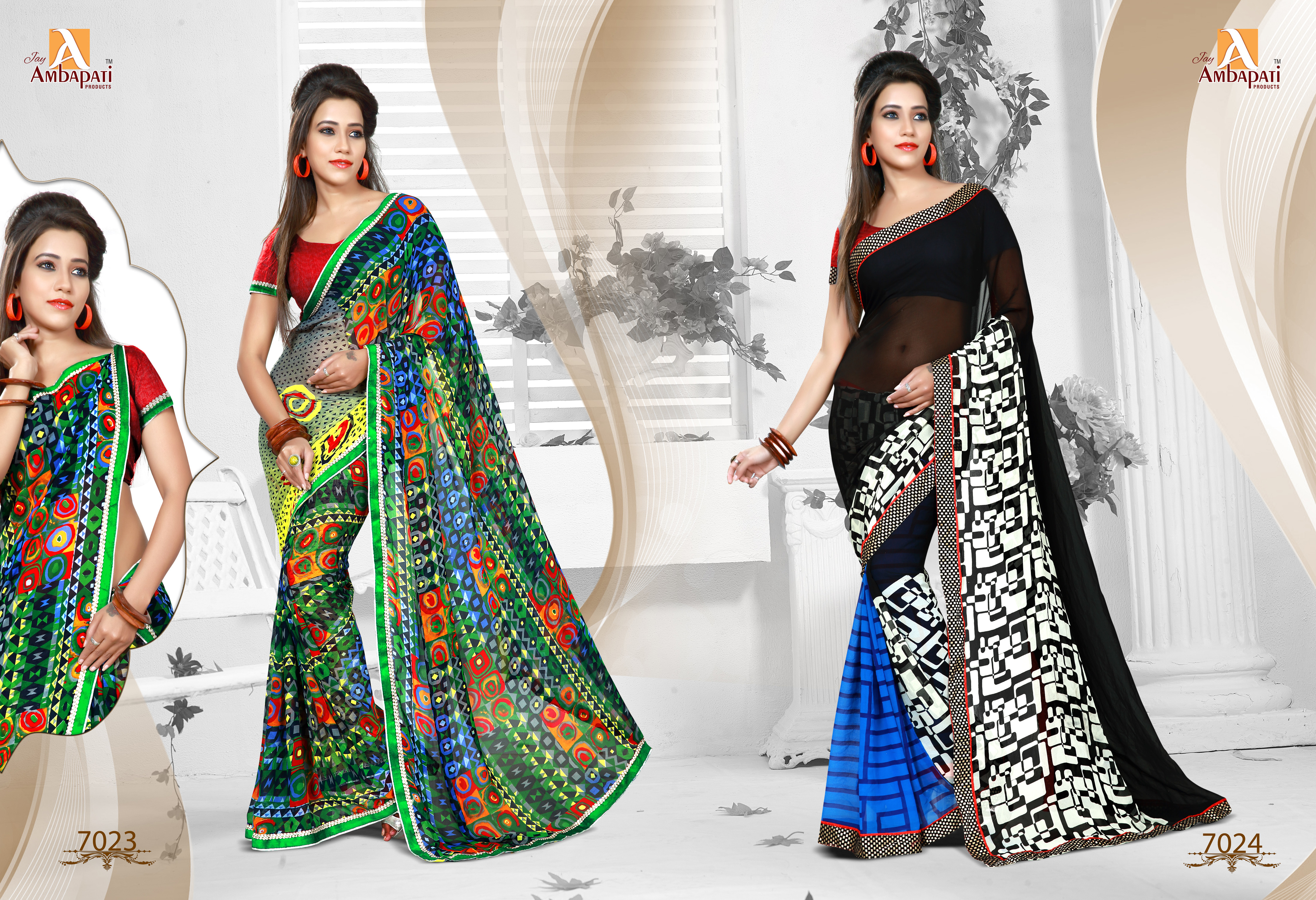 Printed Saree