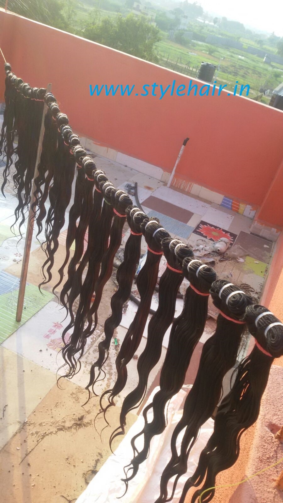Weft Hair - Human Hair, Various Lengths, Black | Adds Volume, Natural Look, Versatile Styles, Durable, Easy To Dye