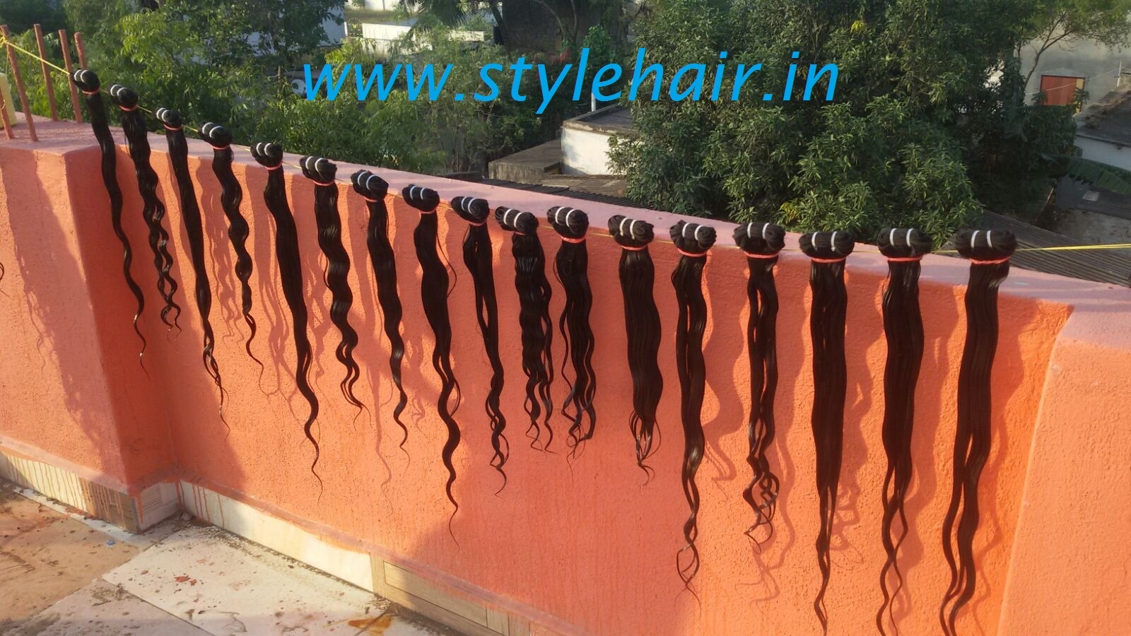 Weft Hair - Human Hair, Various Lengths, Black | Adds Volume, Natural Look, Versatile Styles, Durable, Easy To Dye