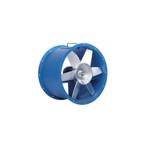 Tube Axial Flow Fan - Sheet Metal, 300mm to 1830mm Diameter | 2000 to 90,000 CFM, Adjustable Pitch Aerofoil Blades, Statically and Dynamically Balanced, Suitable for Cleanrooms, Factories, Offices, Restaurants, Warehouses