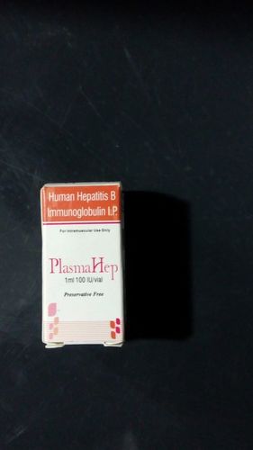 मानव हेपेटाइटिस बी इम्यूनोग्लोबुलिन I.P. 1ML 100IU/वायल