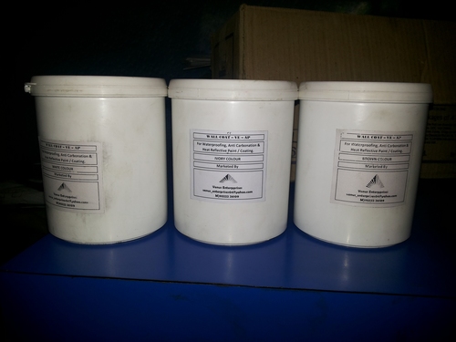 Anti Carbonation Paint - Acrylic, 0.5mm Crack Bridging, White | Anti-Carbonation, Breathable, Waterproof, Heat Reflective, Double Film Thickness