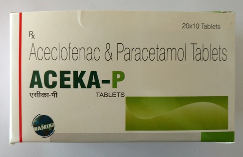 Aceclofenac & Paracetamole Tablets  General Medicines