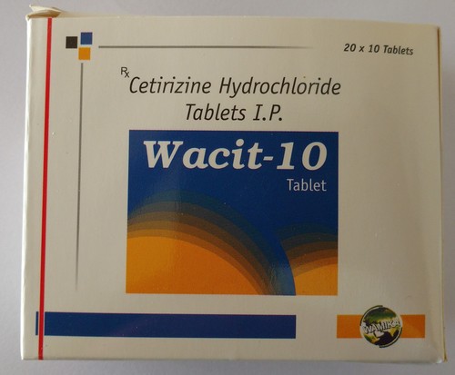 Cetirizine Hydrochloride Tablets IP - General Medicines for Allergy Relief | Suitable for Adults and Teenagers, Store at Room Temperature