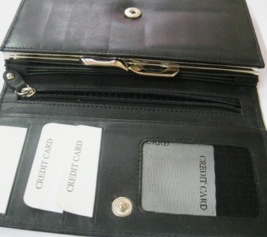 Plain Black Wallets