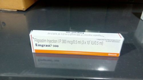फिलग्रास्टिम इंजेक्शन I.P. 300 Mg/0.5Ml