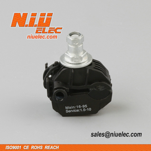 Nu Insulated Piercing Clamp - 1 Bolt, 1.5-150mmâ² Main, 1-150mmâ² Branch, Pcec16/120 Termination | 6kv Tested, Weatherproof, Anti-corrosive, Self-seam Frame