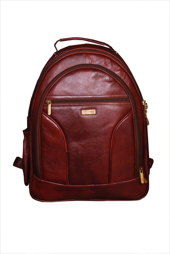एनडीएम लेदर बैकपैक लैपटॉप बैग