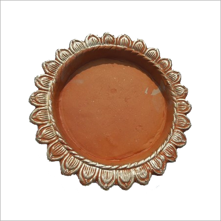 टेराकोटा डिनर प्लेट्स