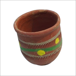 टेरेकोटा मिल्क ग्लास