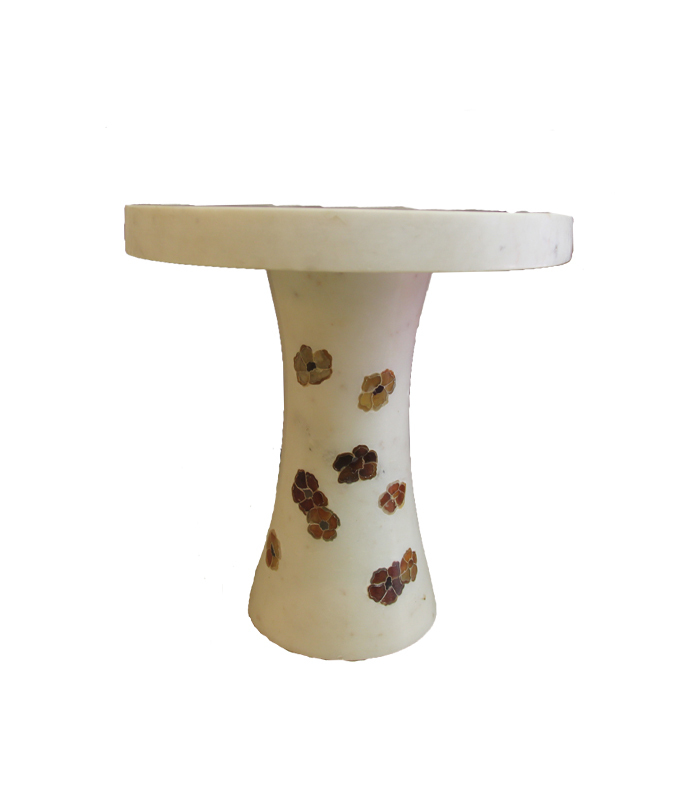 Marble Inlay Table Stand