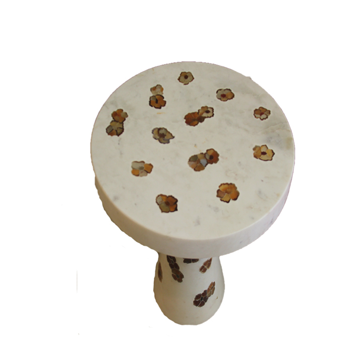 Marble Inlay Table Stand