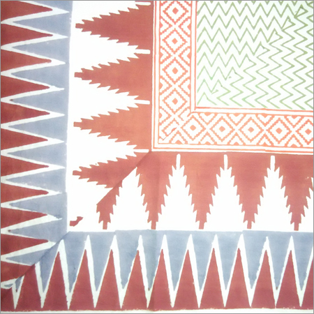 ब्लॉक प्रिंट बेड शीट