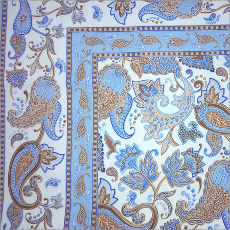 फैंसी स्क्रीन प्रिंट कॉटन बेड शीट