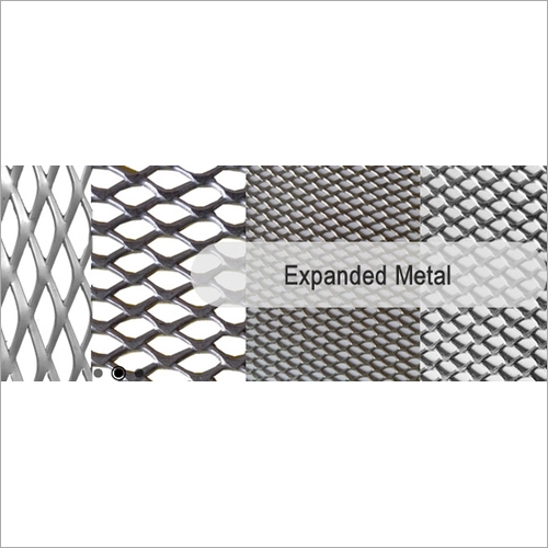 Expanded Metal Mesh - Stainless Steel, Galvanized Iron, or Mild Steel | Custom Sizes with Diamond-Shaped Openings for Light, Liquid, and Air Passage