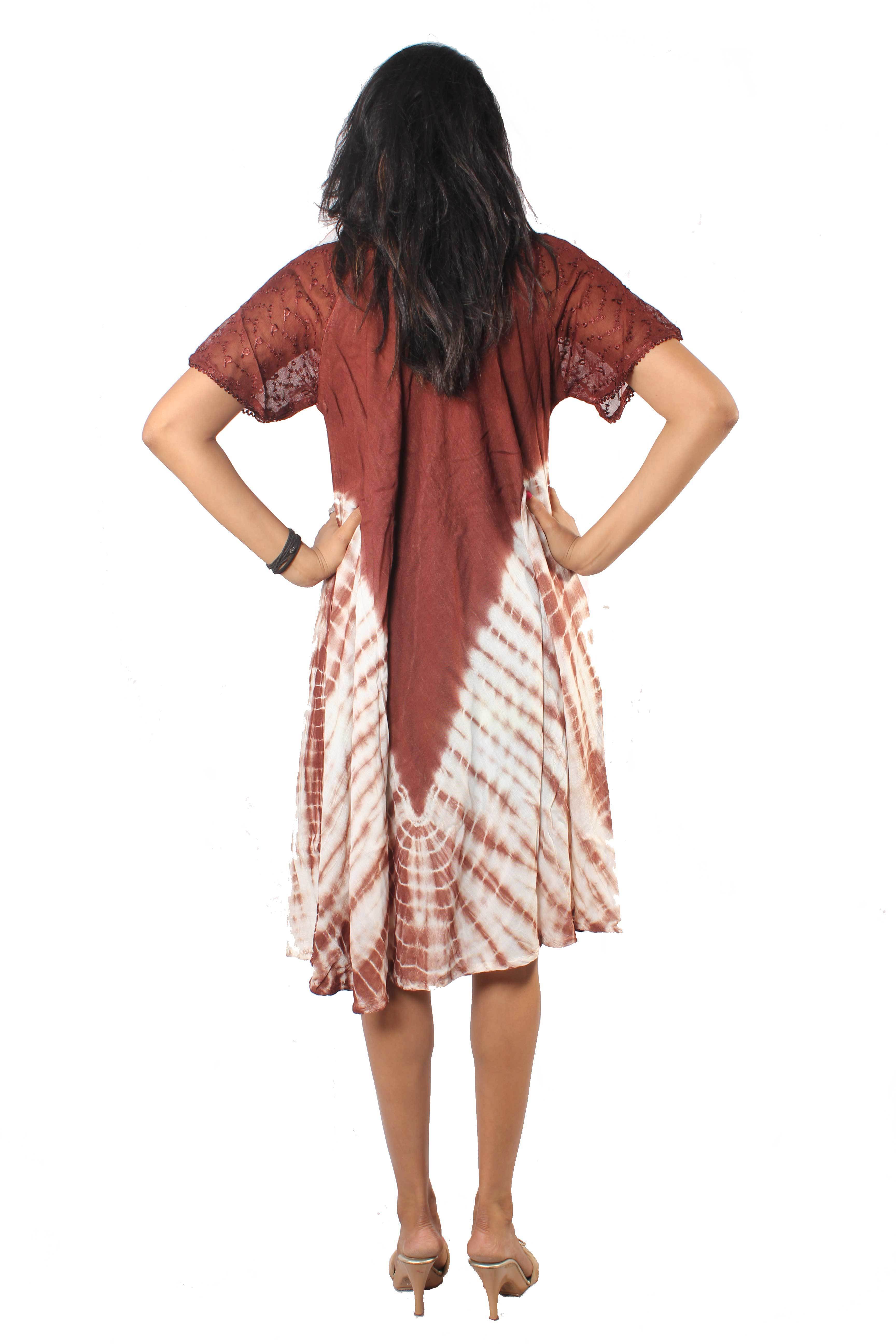 Multicolor Tie Dye Dress