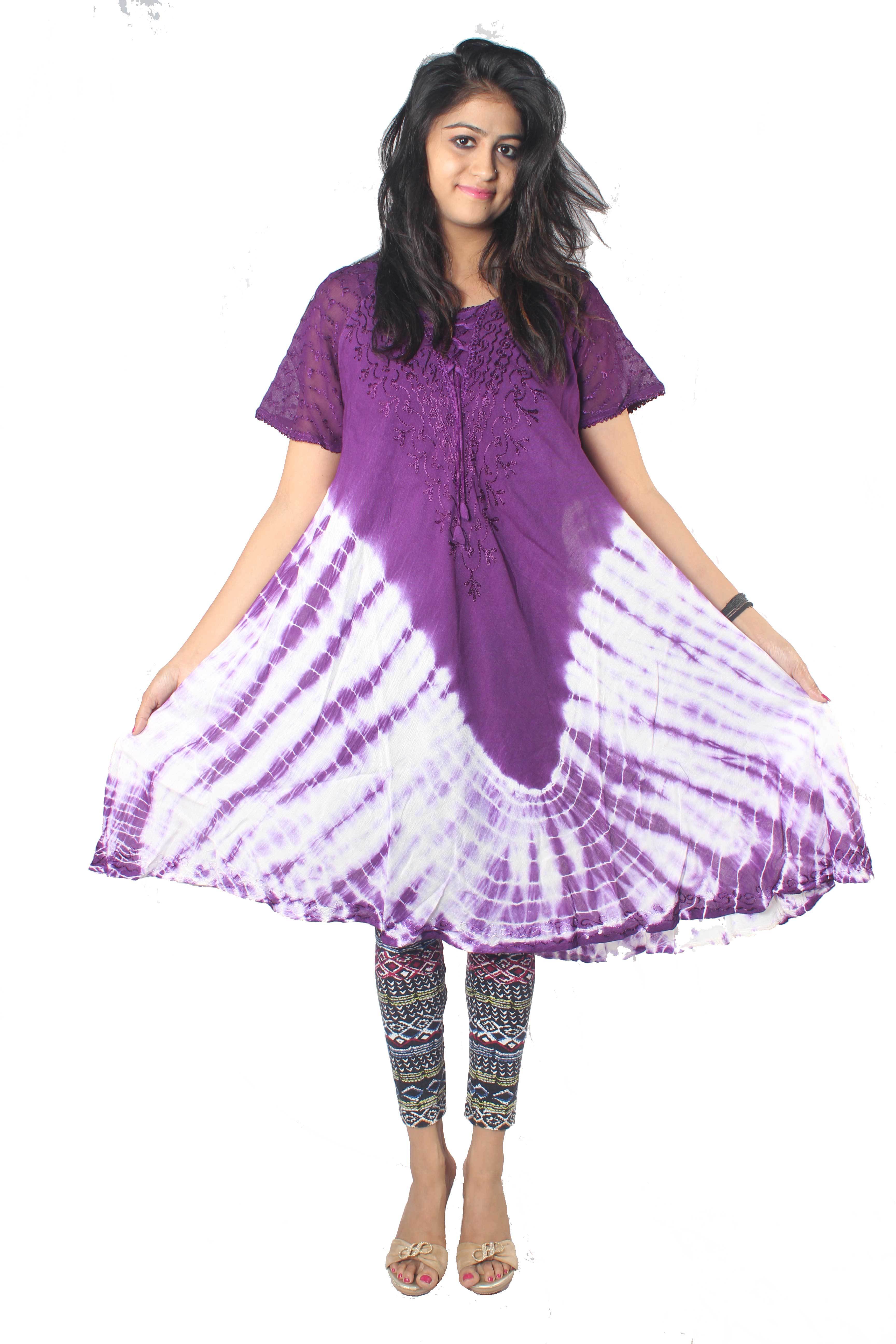 Multicolor Tie Dye Dress