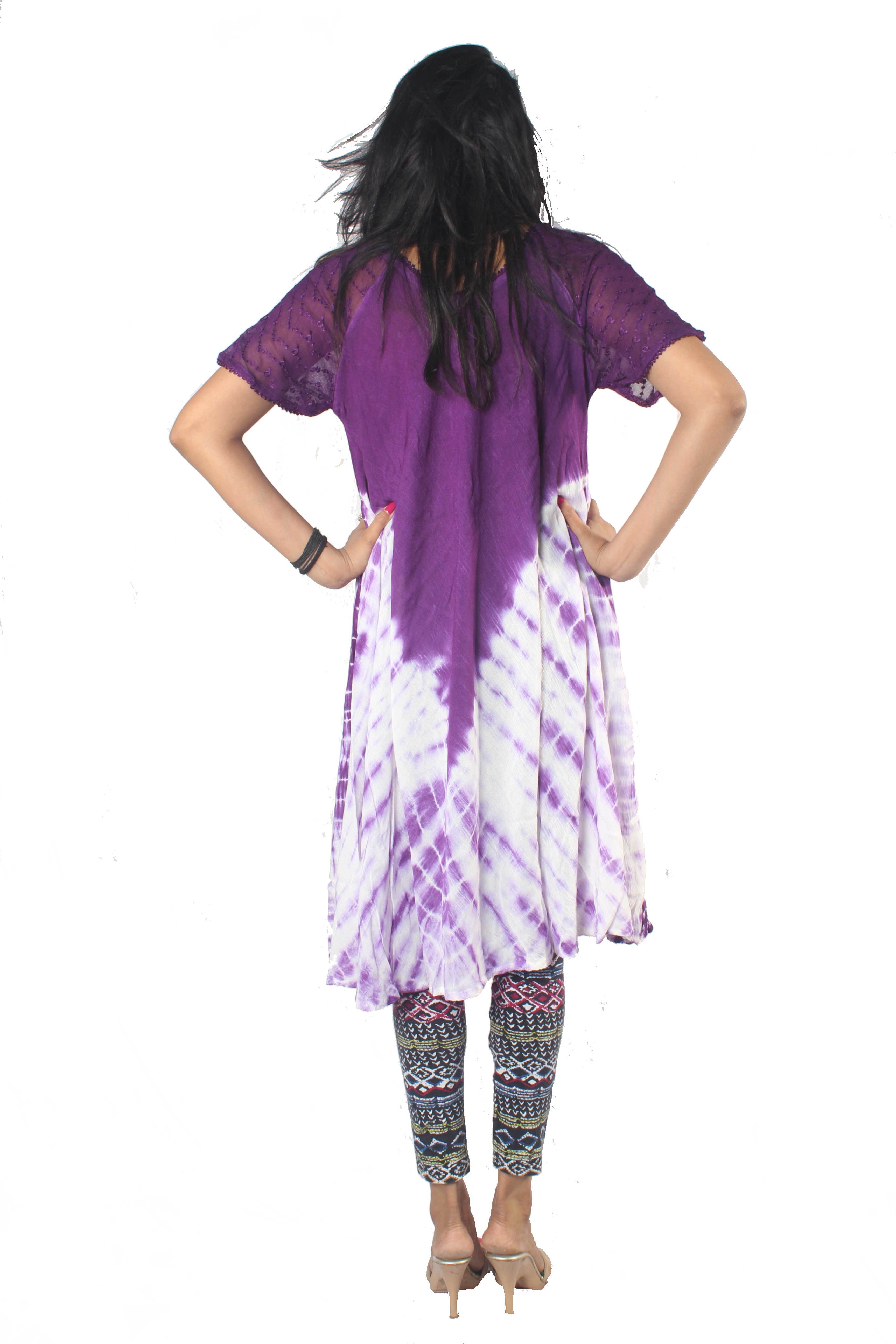 Multicolor Tie Dye Dress