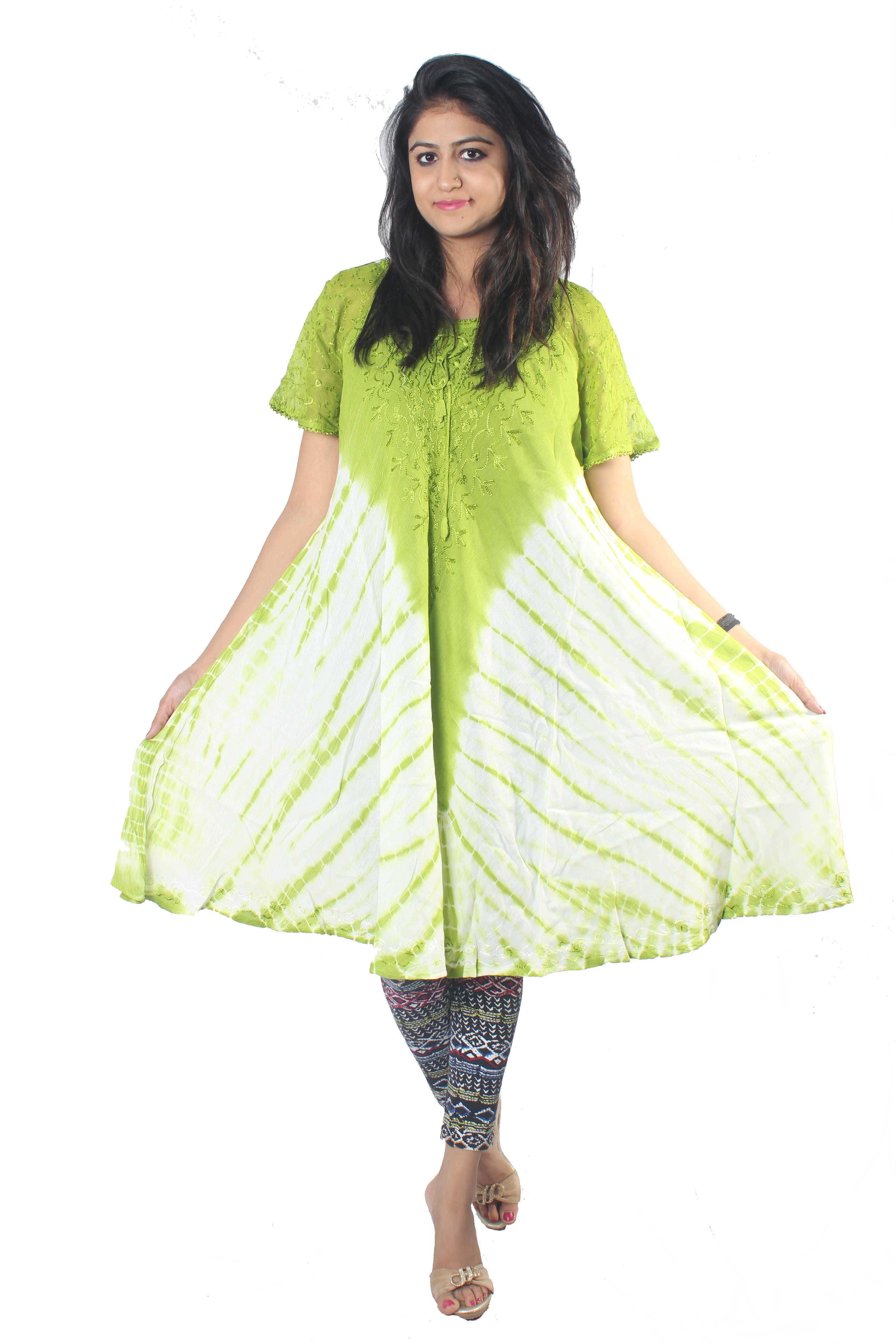 Multicolor Tie Dye Dress