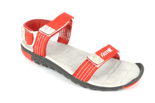 Red & White Mens Sandal